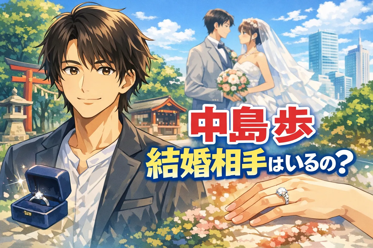 中島歩 結婚相手