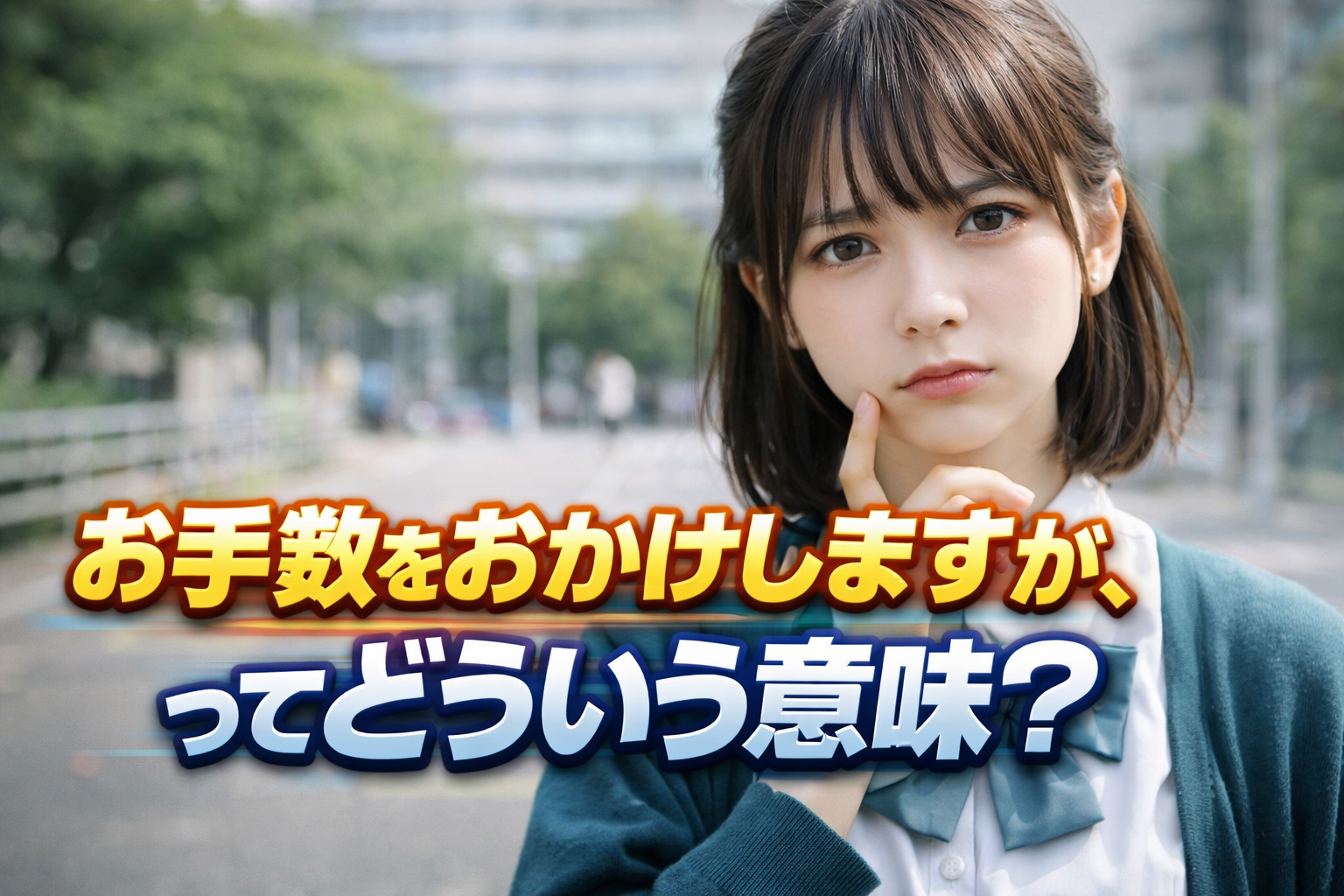 お手数をおかけしますが