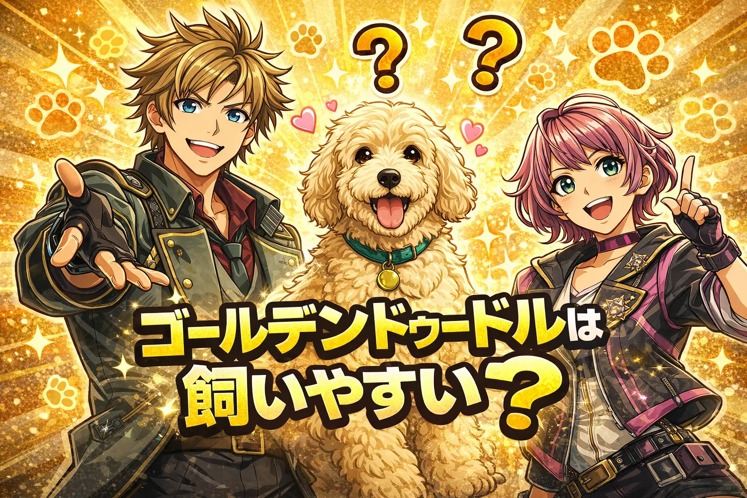 ゴールデンドゥードルは飼いやすい？