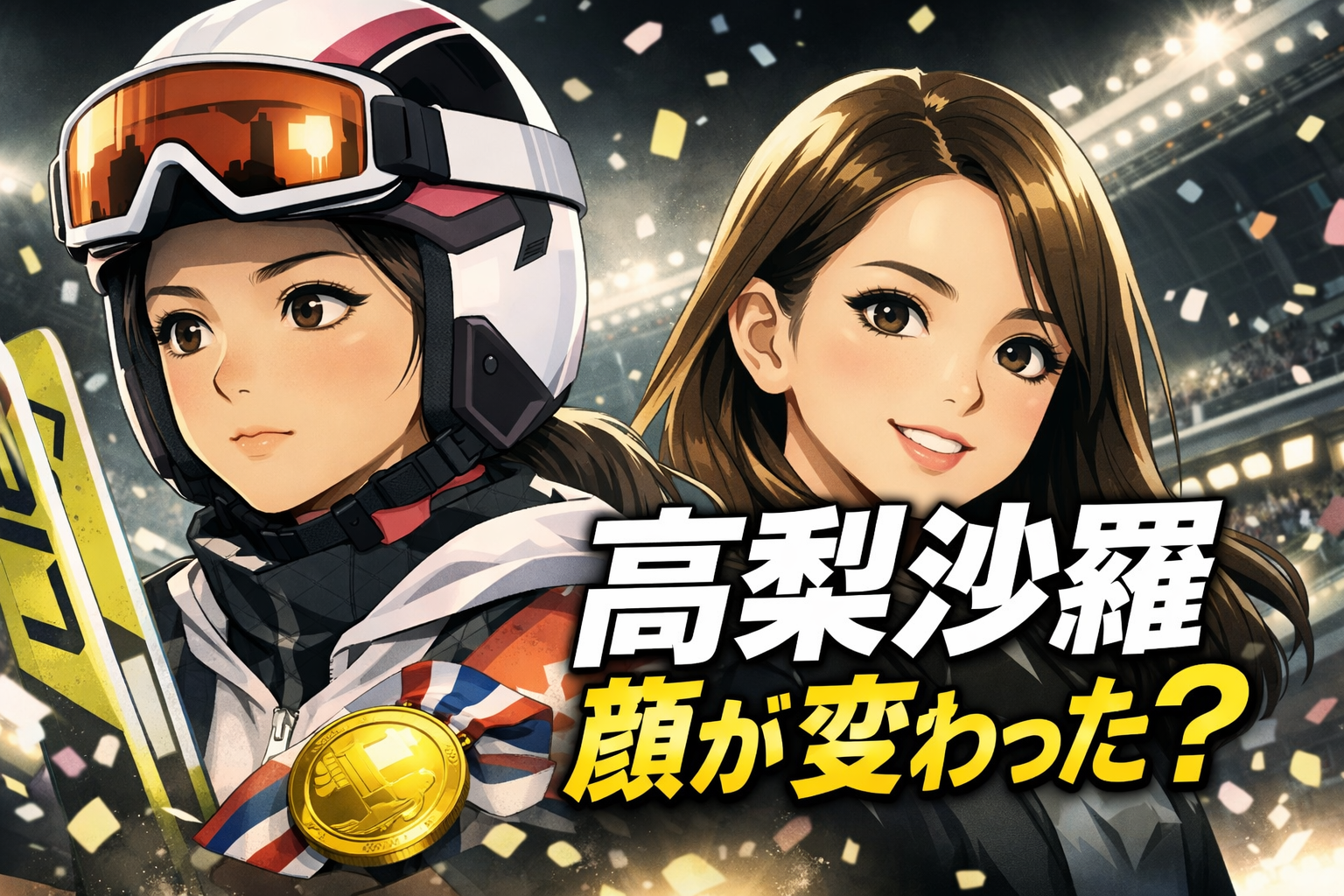 高梨沙羅の顔が変わったのは整形？