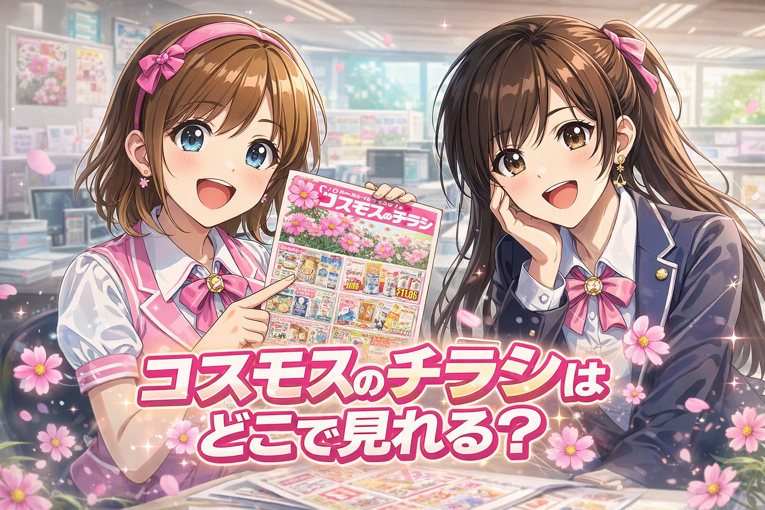 コスモスのチラシはどこで見れる？