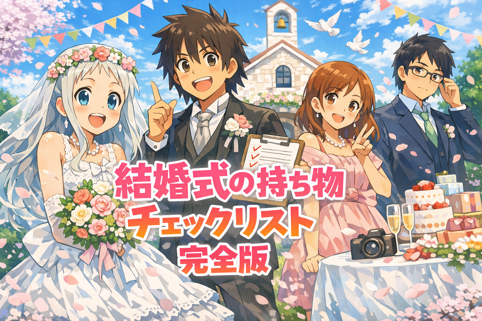 結婚式の持ち物チェックリスト完全版