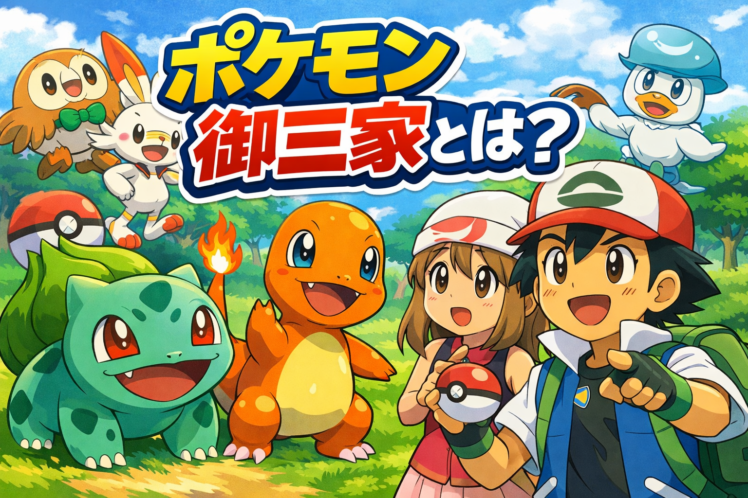 ポケモン御三家とは？