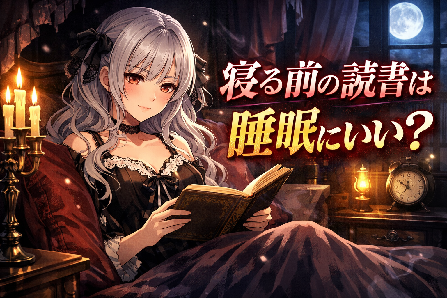 寝る前の読書は睡眠にいい？
