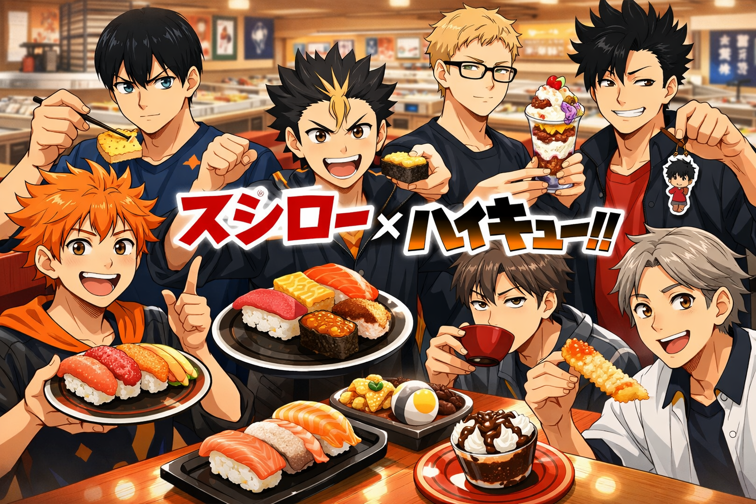 スシロー×ハイキュー!!コラボ