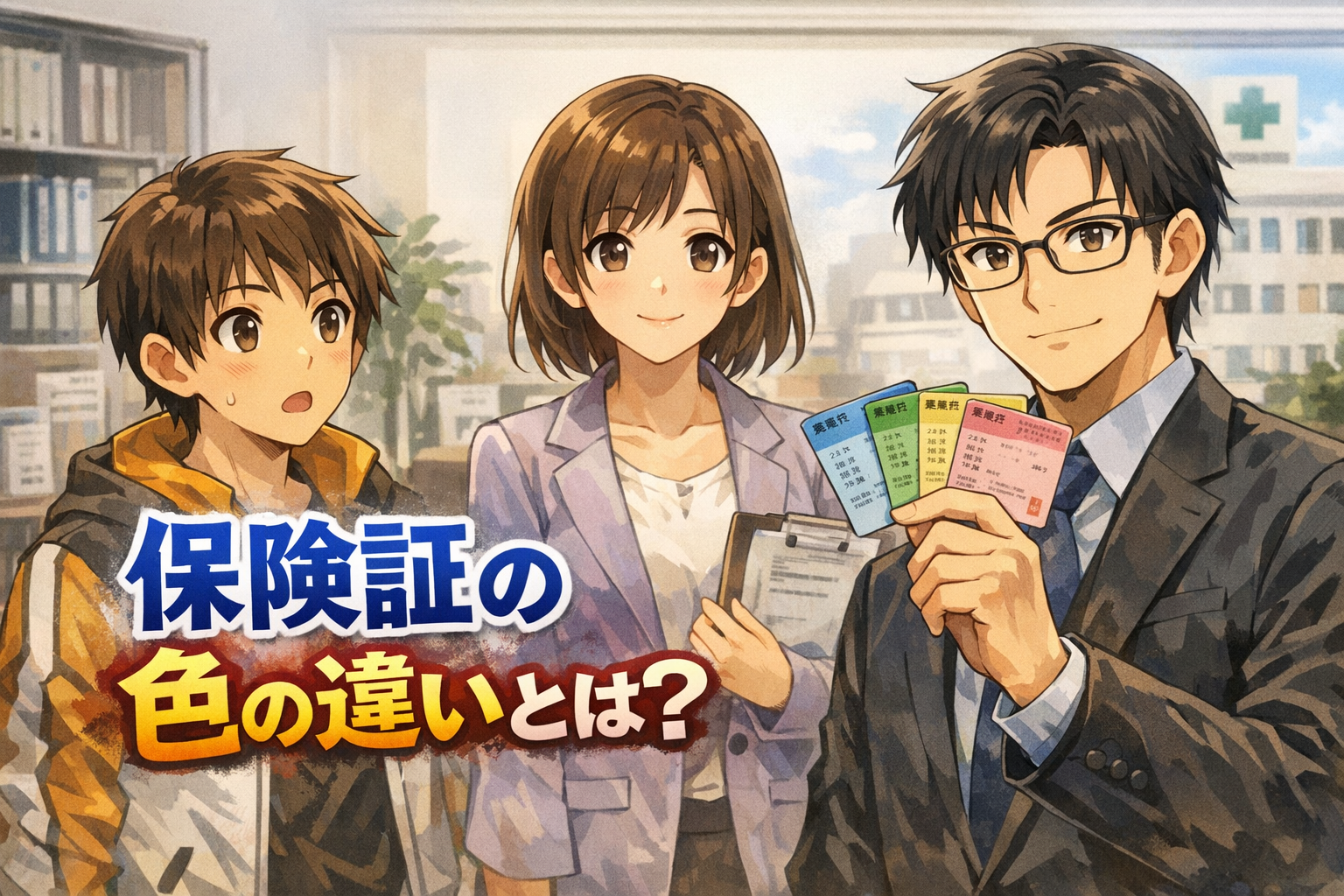 保険証の色の違いとは？