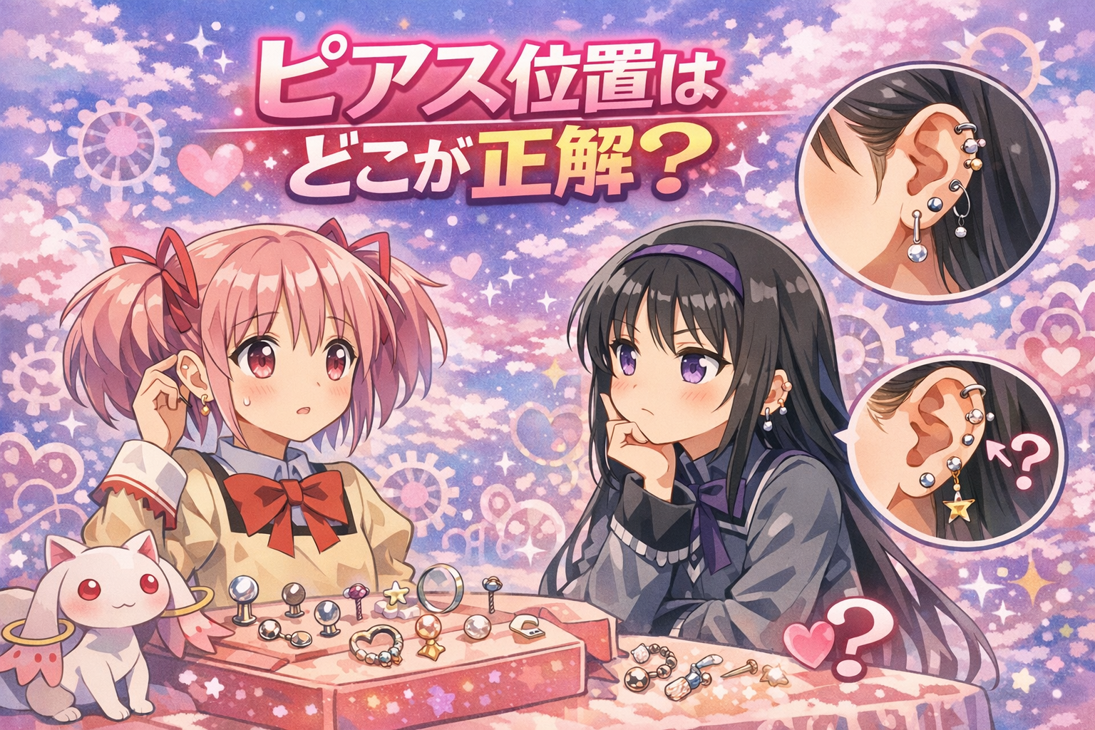 ピアス位置はどこが正解？
