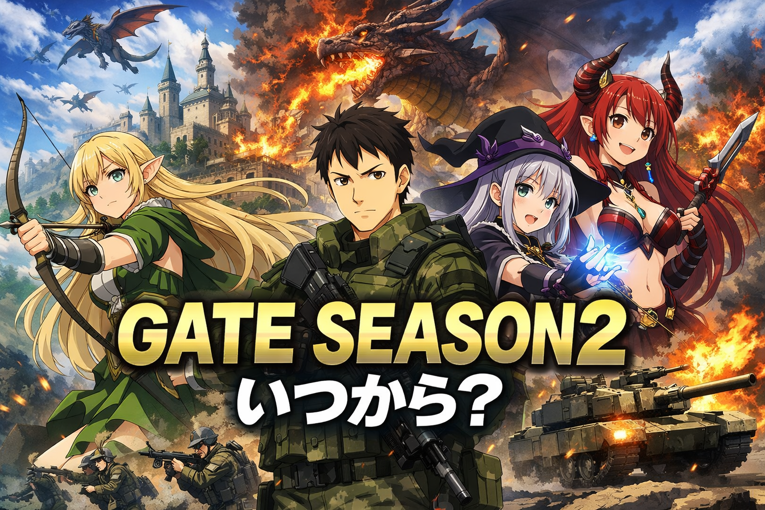GATE SEASON2はいつから？