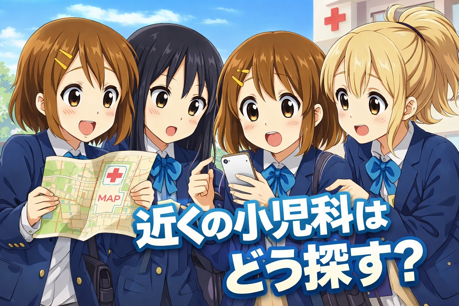 近くの小児科はどう探す？