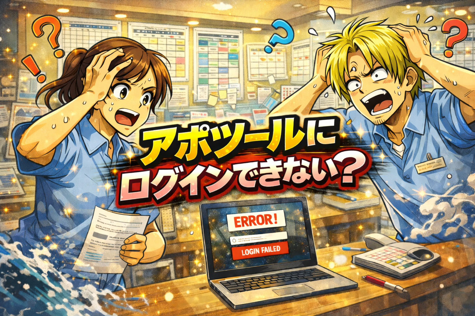 アポツールにログインできない？