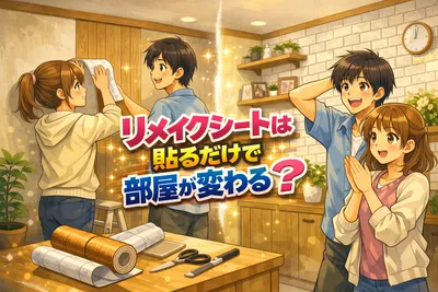 リメイクシートは貼るだけで部屋が変わる？失敗しにくい選び方・貼り方・剥がすときの注意点を解説