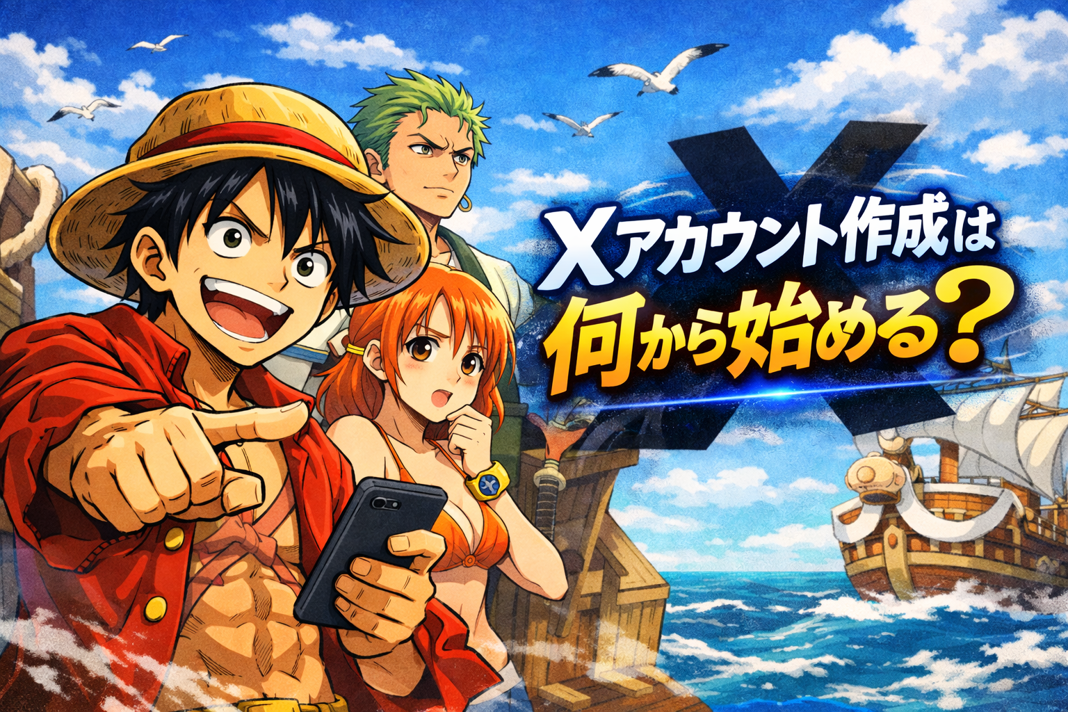Xアカウント作成は何から始める？