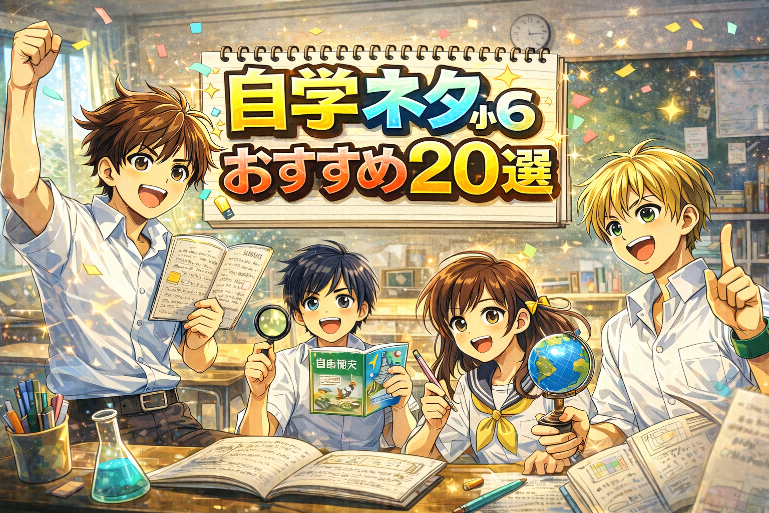 自学ネタ小6おすすめ20選
