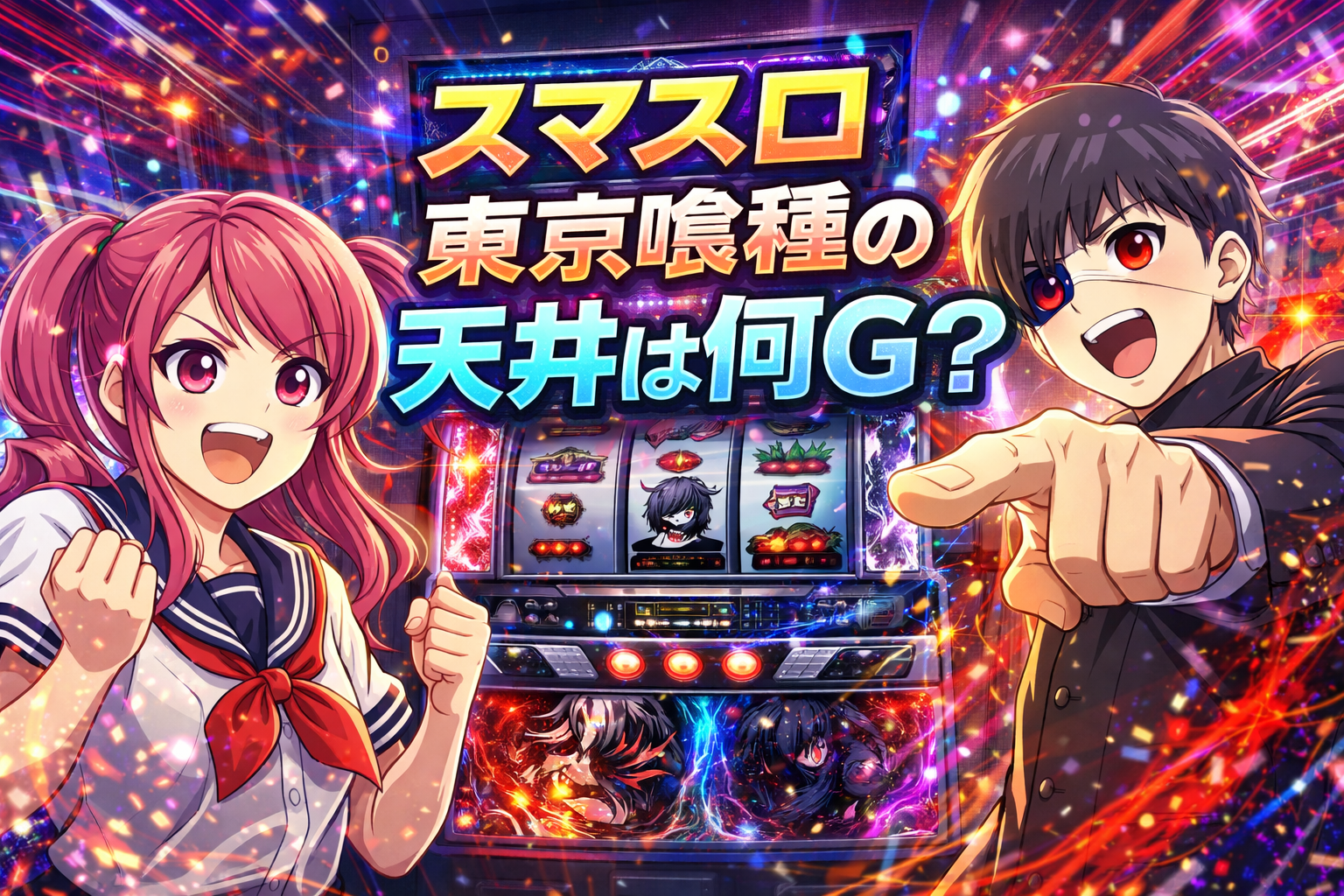 スマスロ東京喰種の天井は何G？
