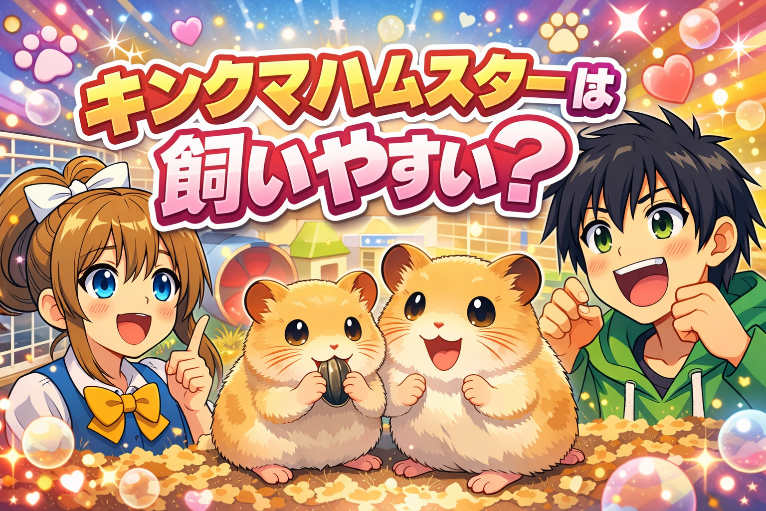 キンクマハムスターは飼いやすい？