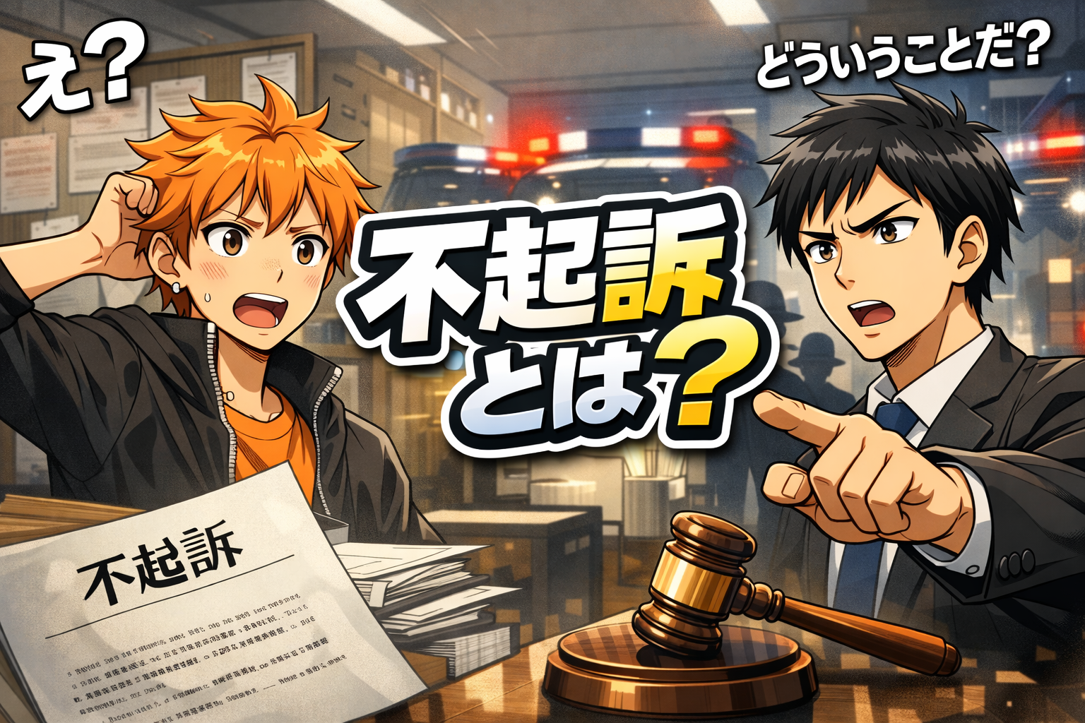 不起訴とは？