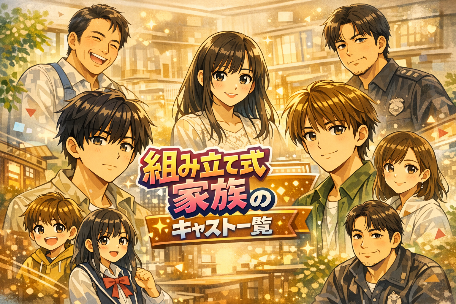 組み立て式家族のキャスト一覧