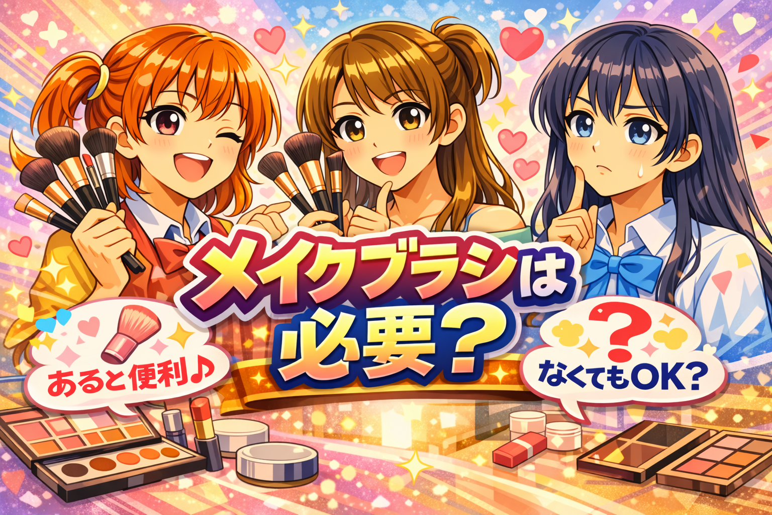 メイクブラシは必要？