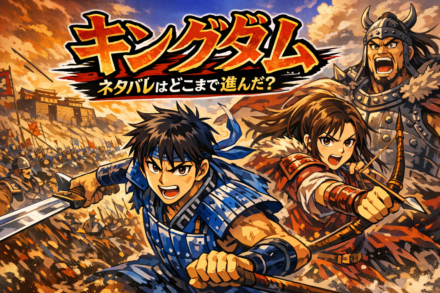 キングダム ネタバレはどこまで進んだ？