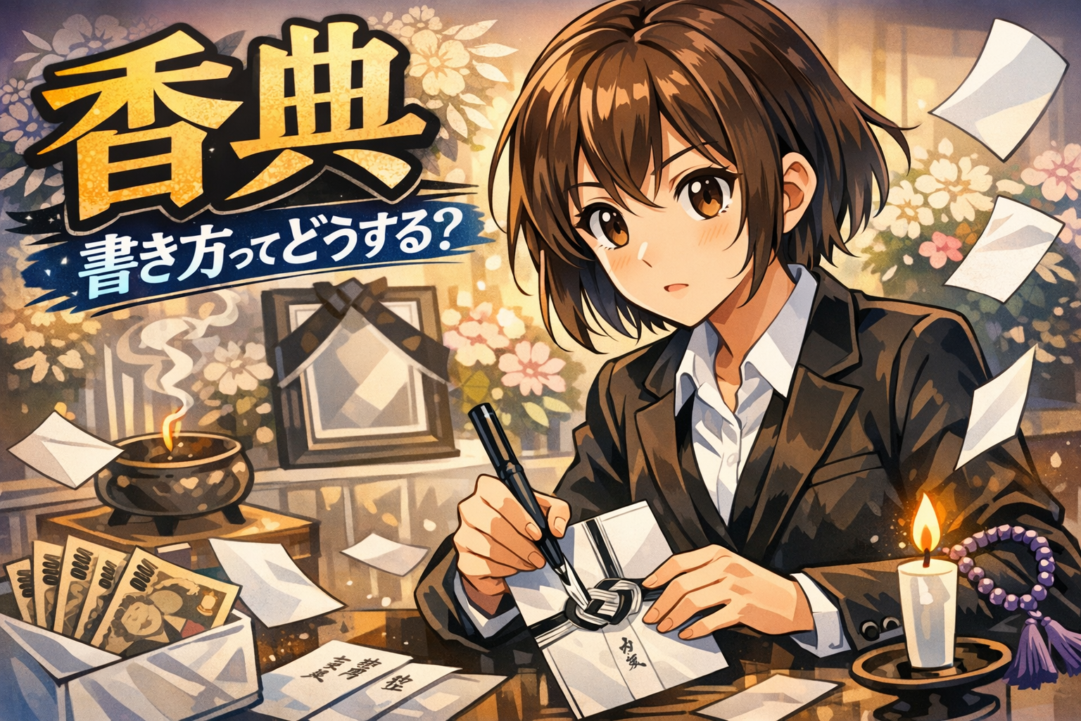 香典 書き方ってどうする？