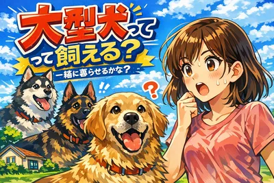 大型犬って飼える？