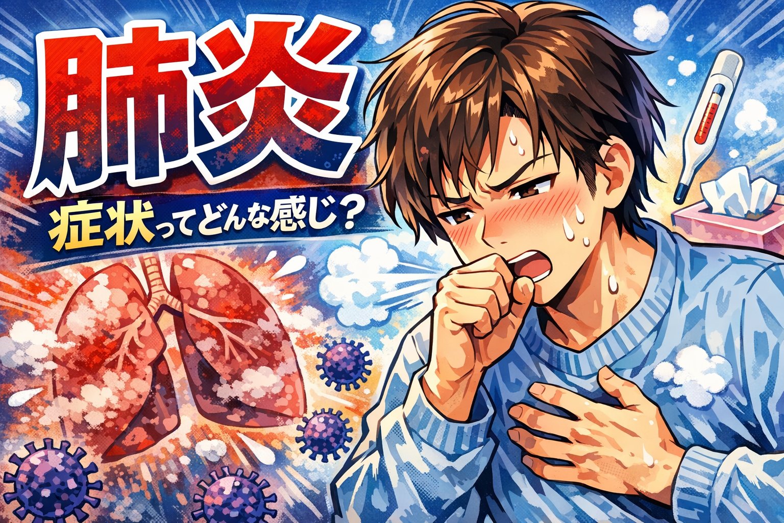 肺炎 症状ってどんな感じ?