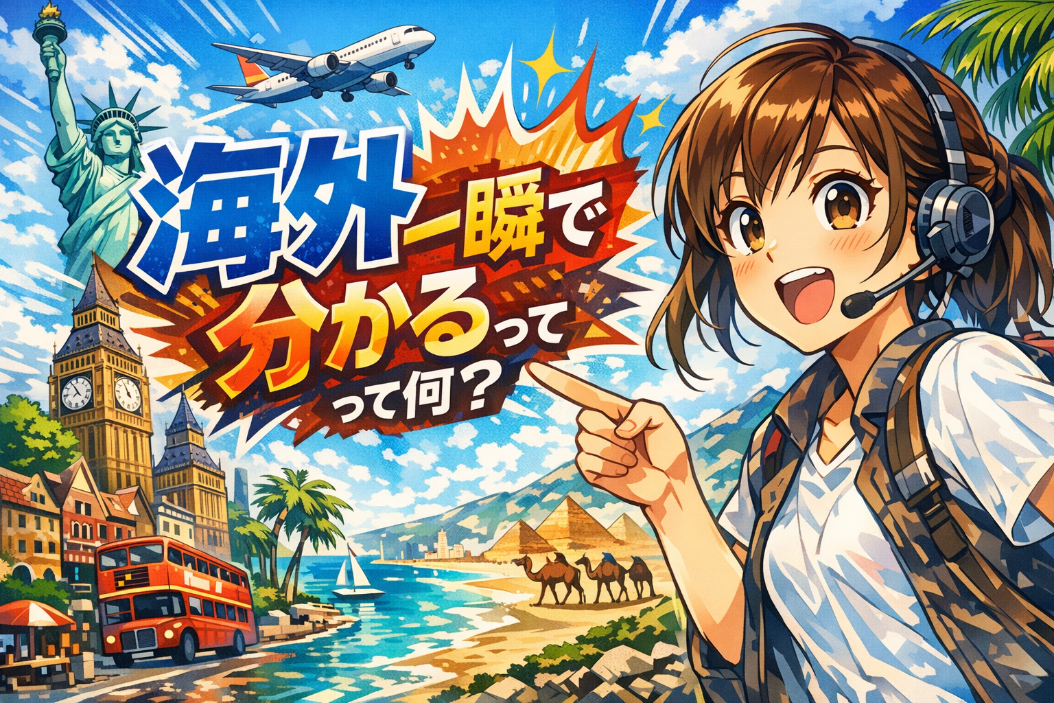 海外が一瞬で分かるって何？