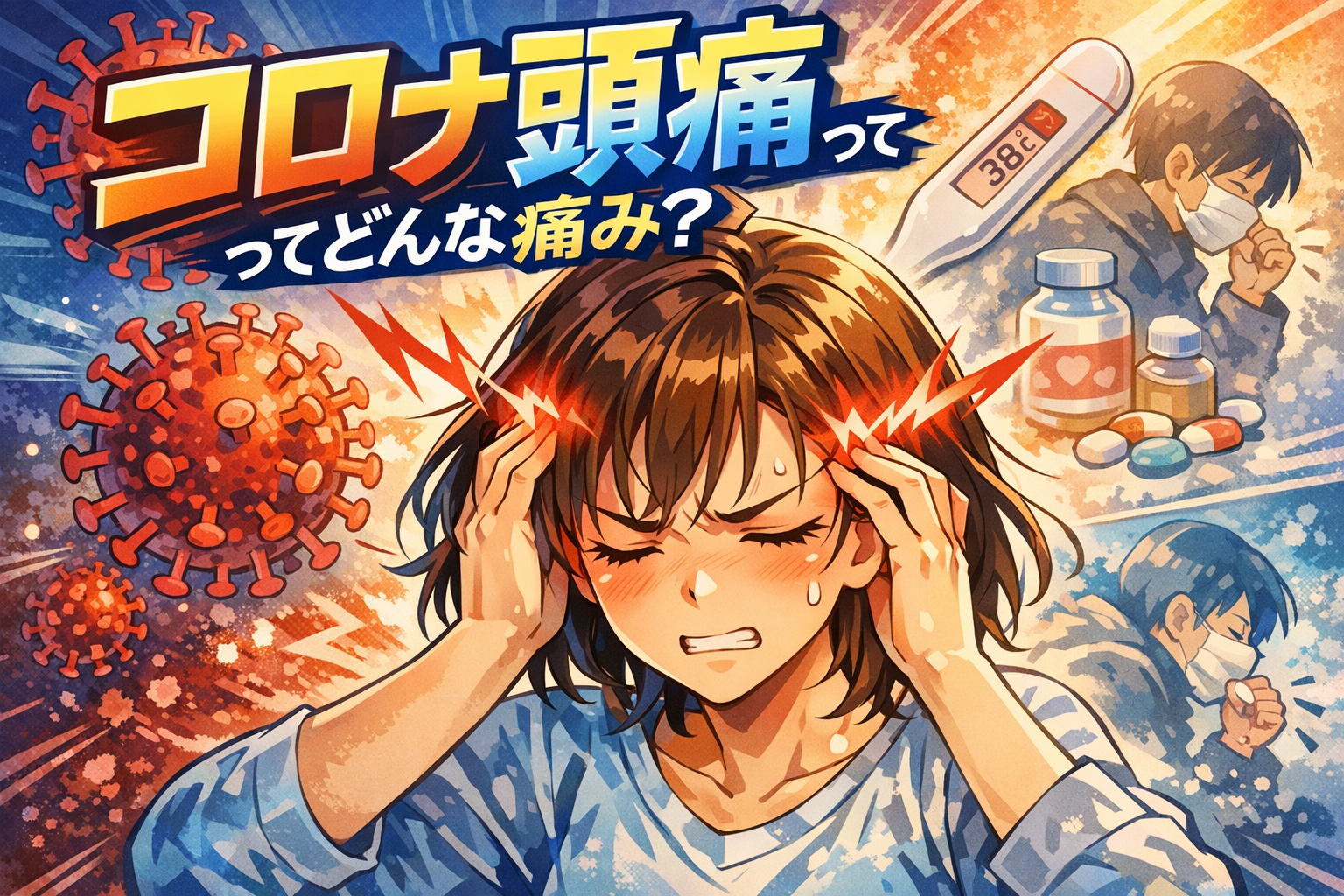 コロナ 頭痛ってどんな痛み？