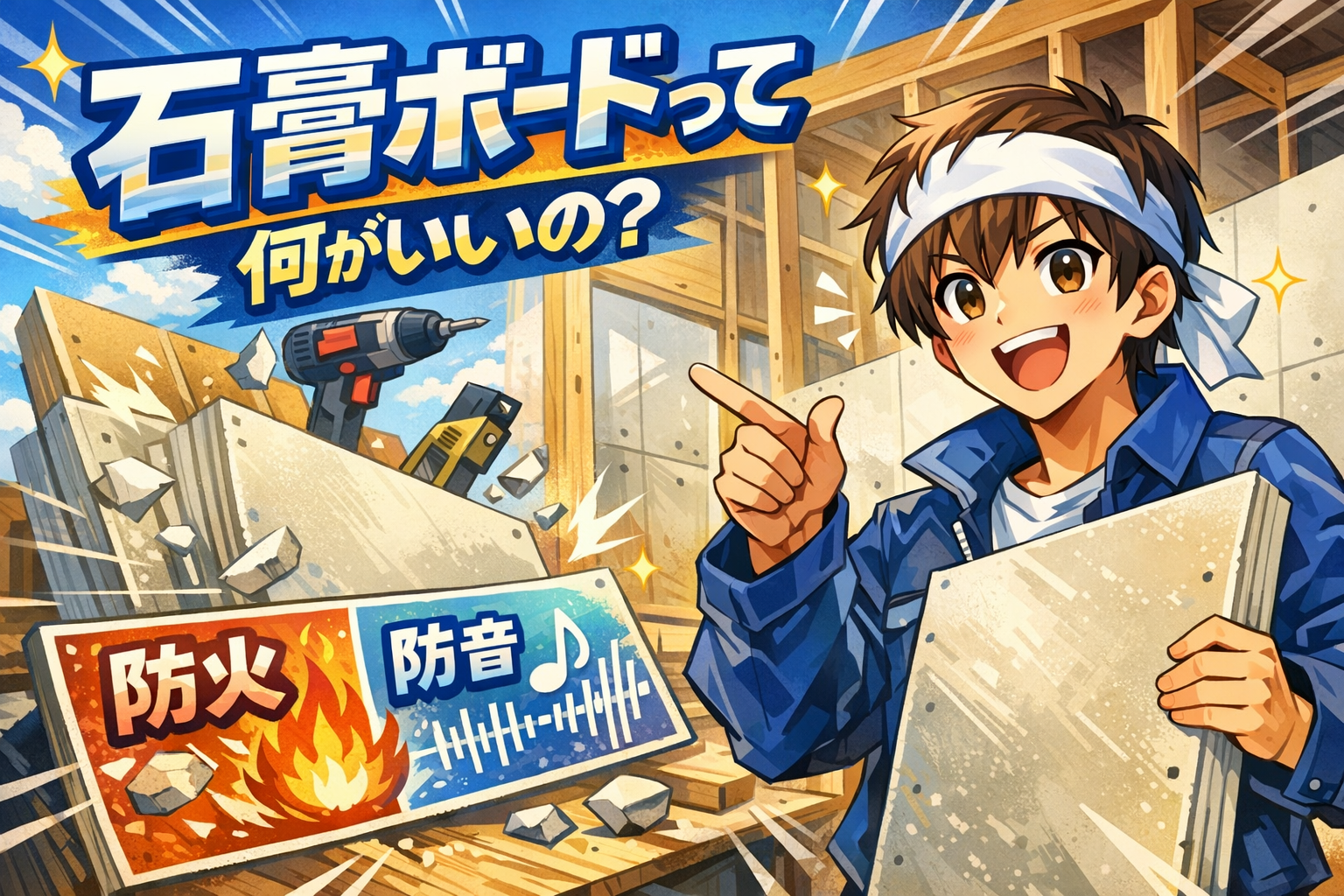 石膏ボードって何がいいの？