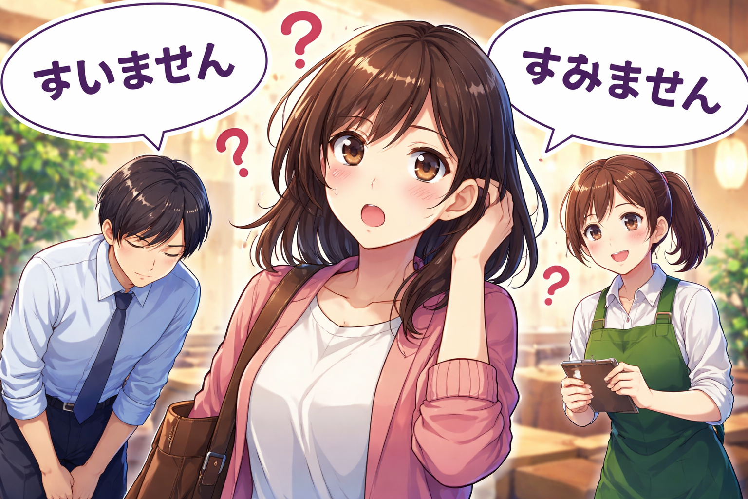 すいません すみませんの違いは？