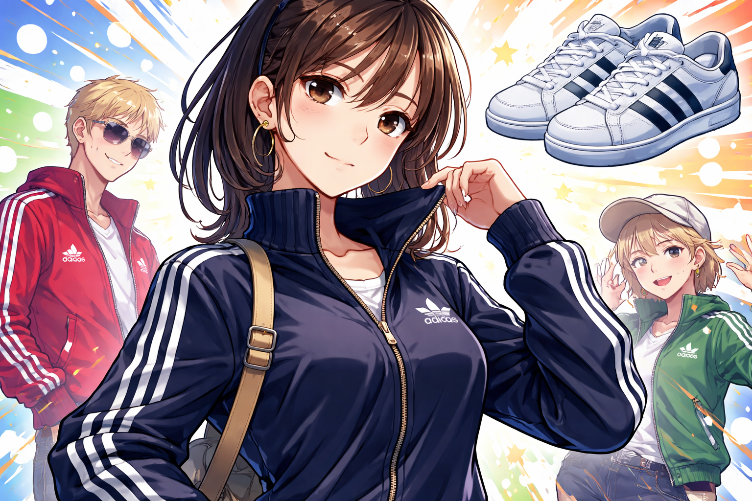 adidas トラックジャケット