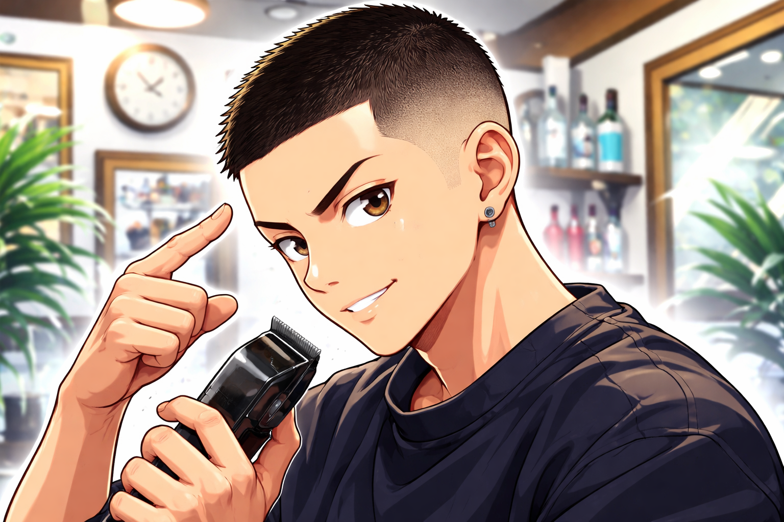 坊主フェードってどんな髪型なの？
