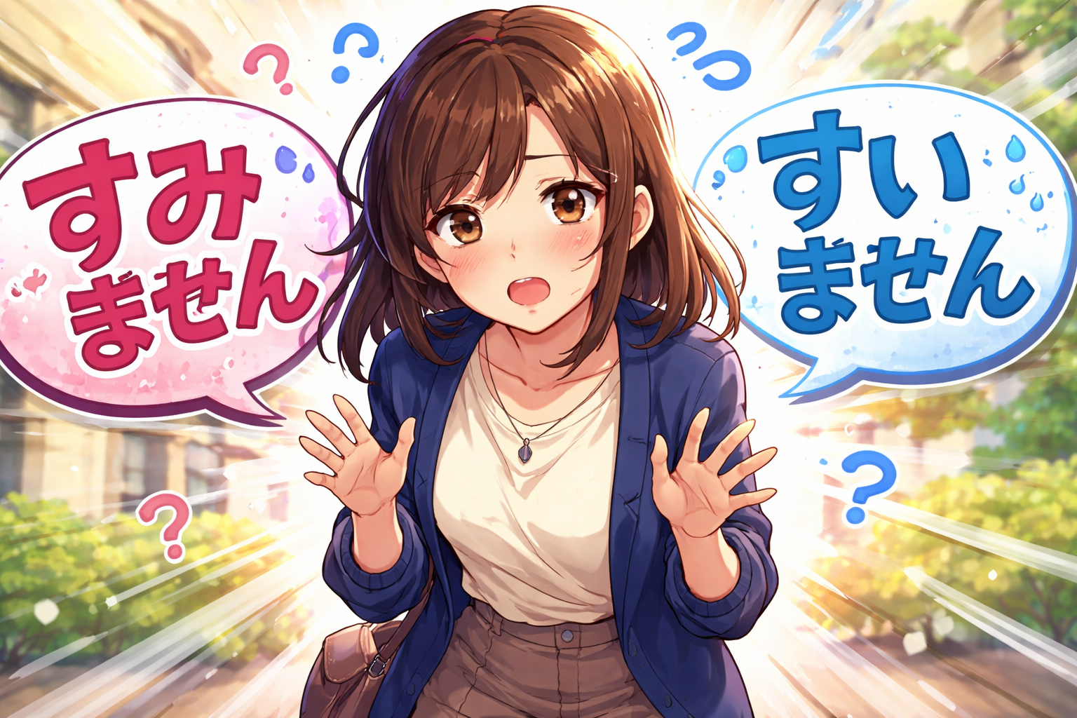 （すみません すいません）どっちが正しい？使い分けのコツは？