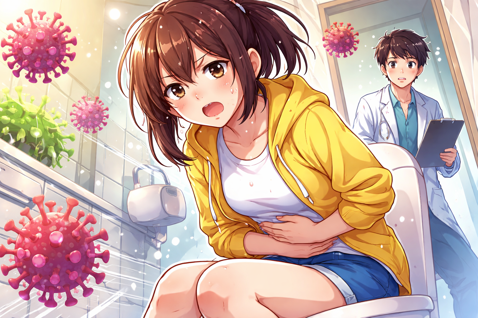 （コロナ 下痢）ってよくあるの？いつまで続く？受診の目安は？