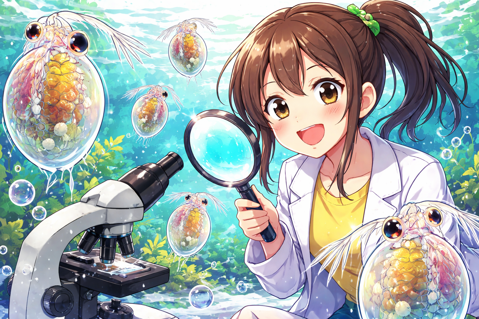 （ミジンコ）って何がすごい？特徴・増え方・観察のコツは？
