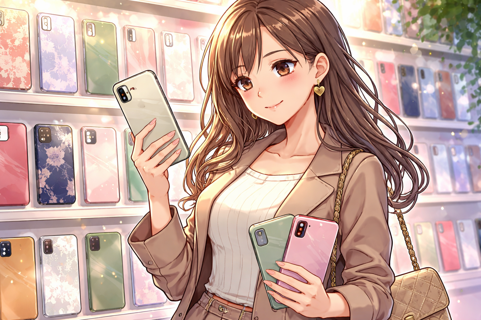 （スマホケース おしゃれ）シンプルが正解？大人っぽく見える選び方って？