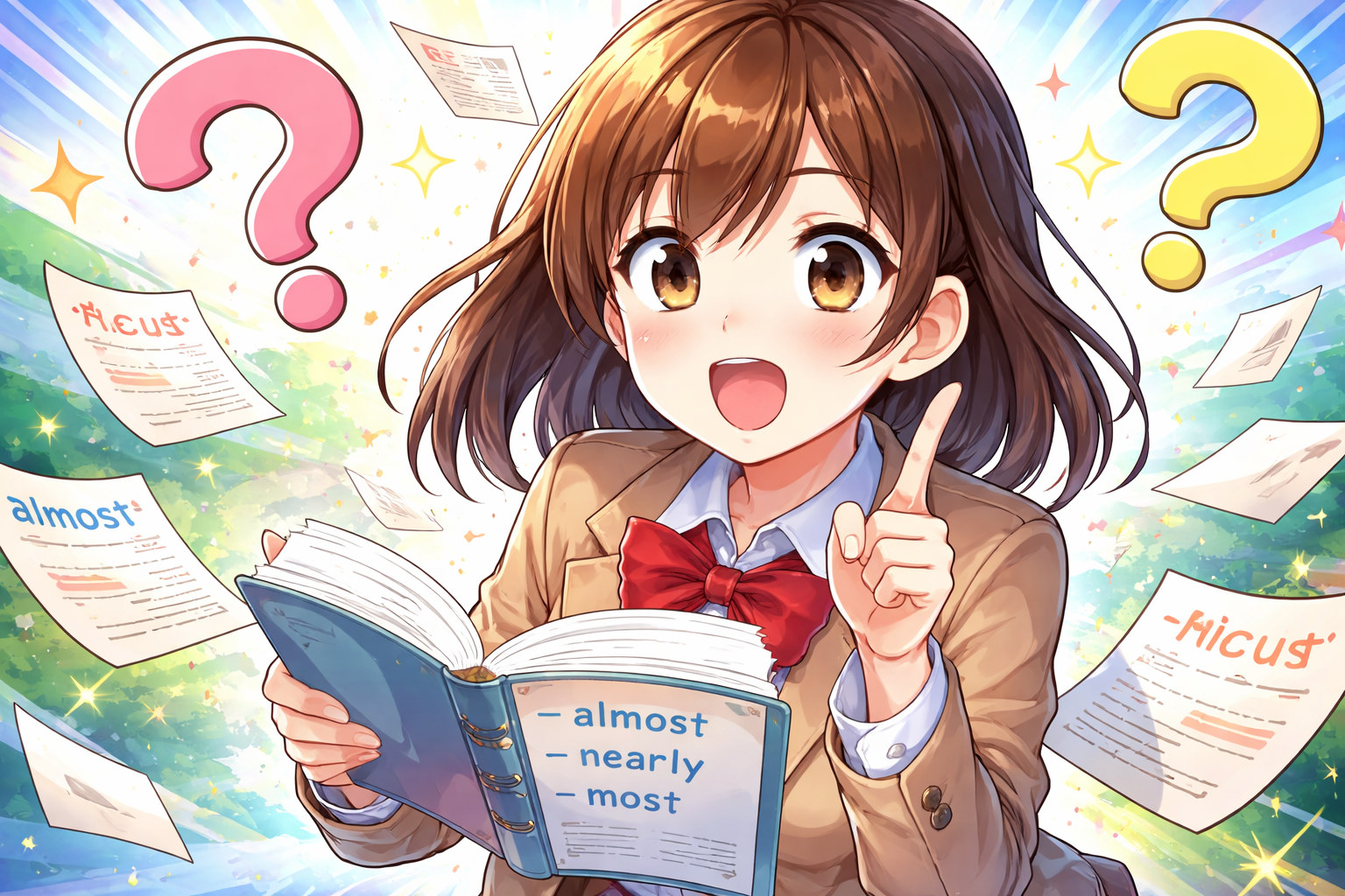 （almost）ってどんな意味？nearlyやmostとの違いも分かる？