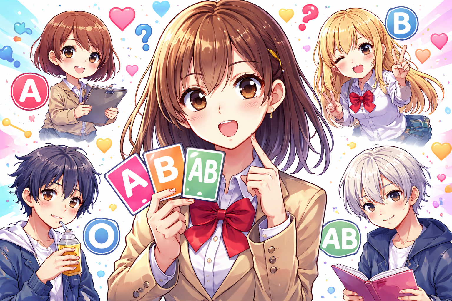 （血液型診断）って当たるの？楽しみ方と注意点は？