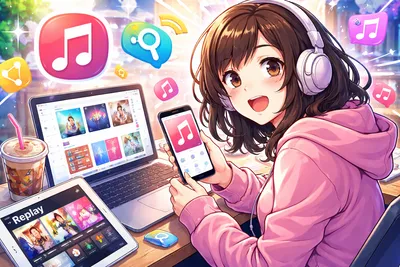 Apple Musicとは？検索・Replay・埋め込み機能やSpotifyとの違いをわかりやすく解説