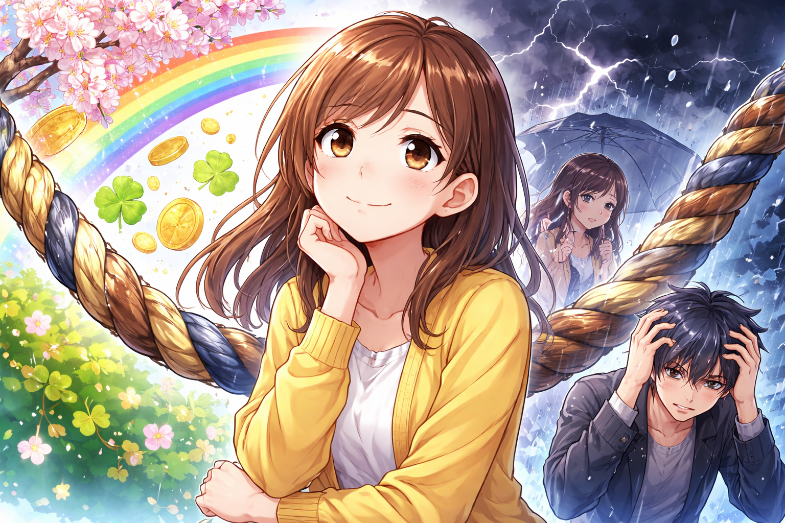 (禍福は糾える縄の如し)ってどういう意味?落ち込む日もラクになる考え方?