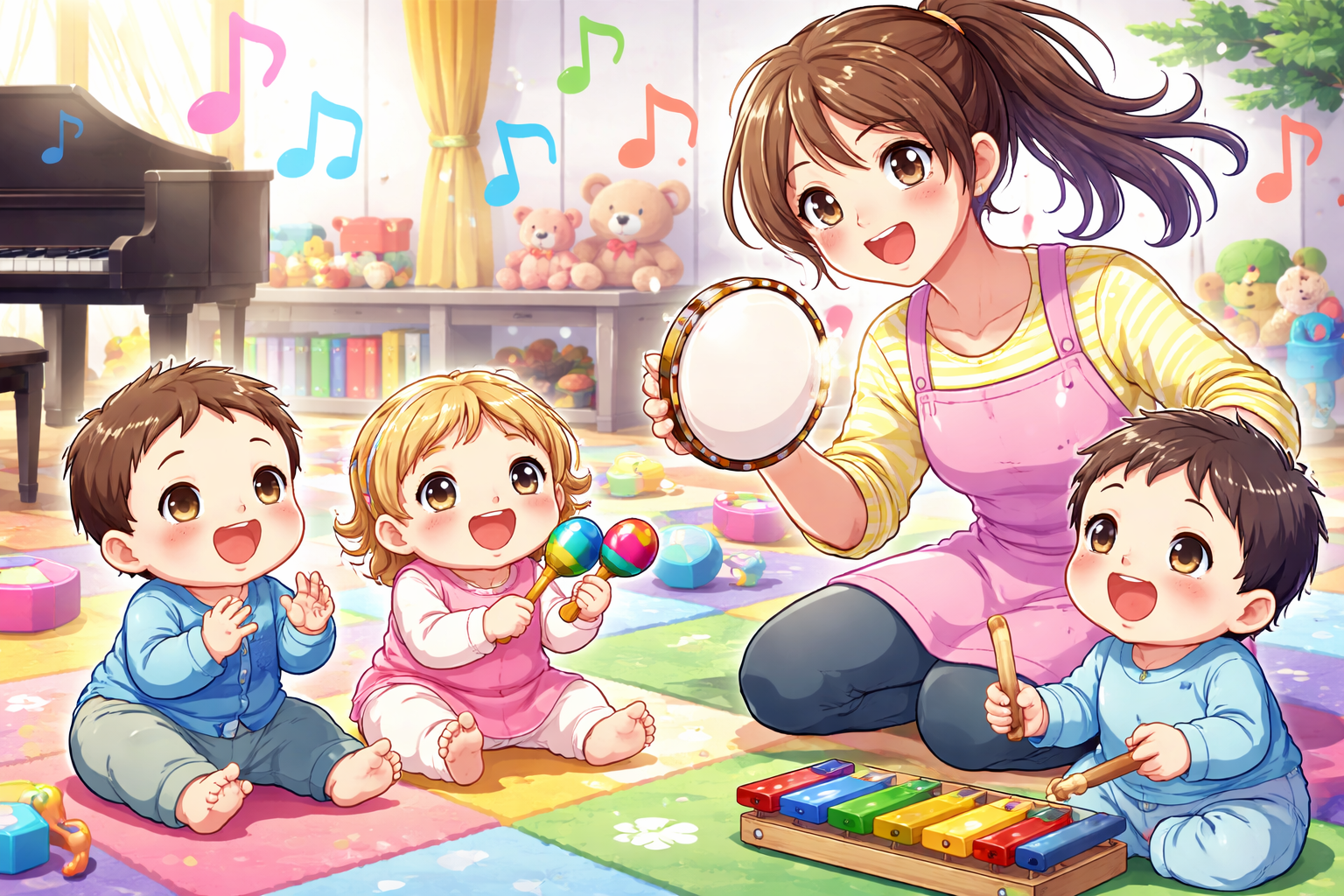 (リトミックとは)って何?0歳からできる理由と効果をやさしく解説