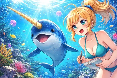 イッカクとは？海のユニコーンの牙の正体・使い道・北極での生態をわかりやすく解説