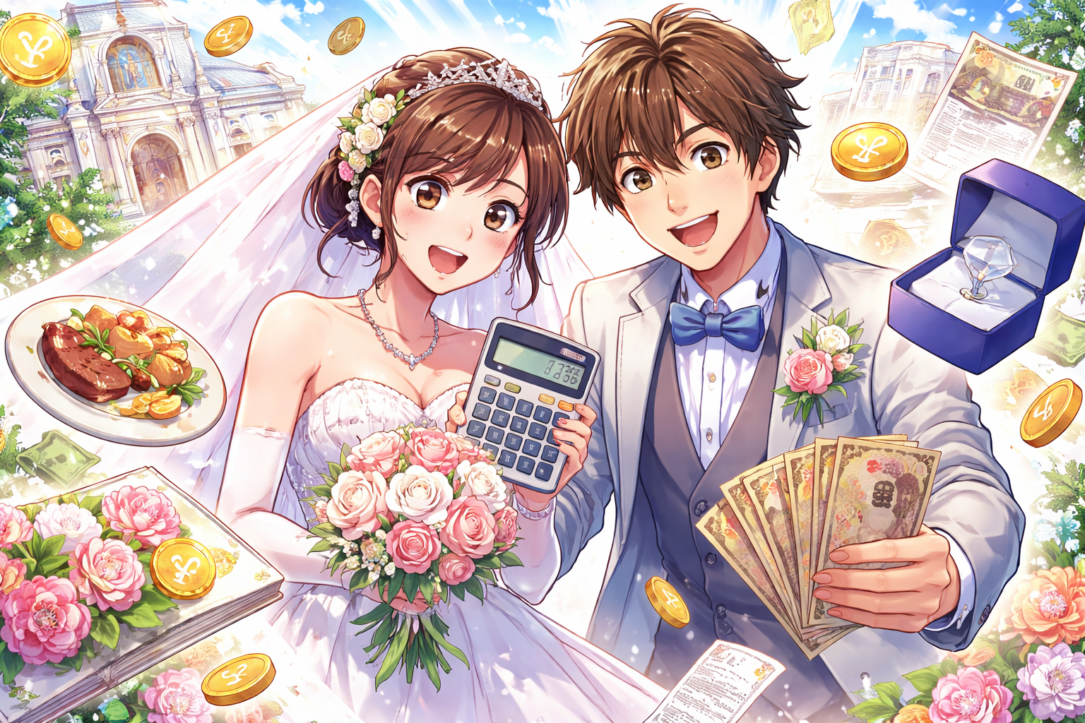 (結婚式 費用 相場)結局いくら?総額と自己負担の目安は?