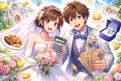 結婚式費用の相場はいくら？総額・自己負担額・人数別の目安と節約ポイントを解説
