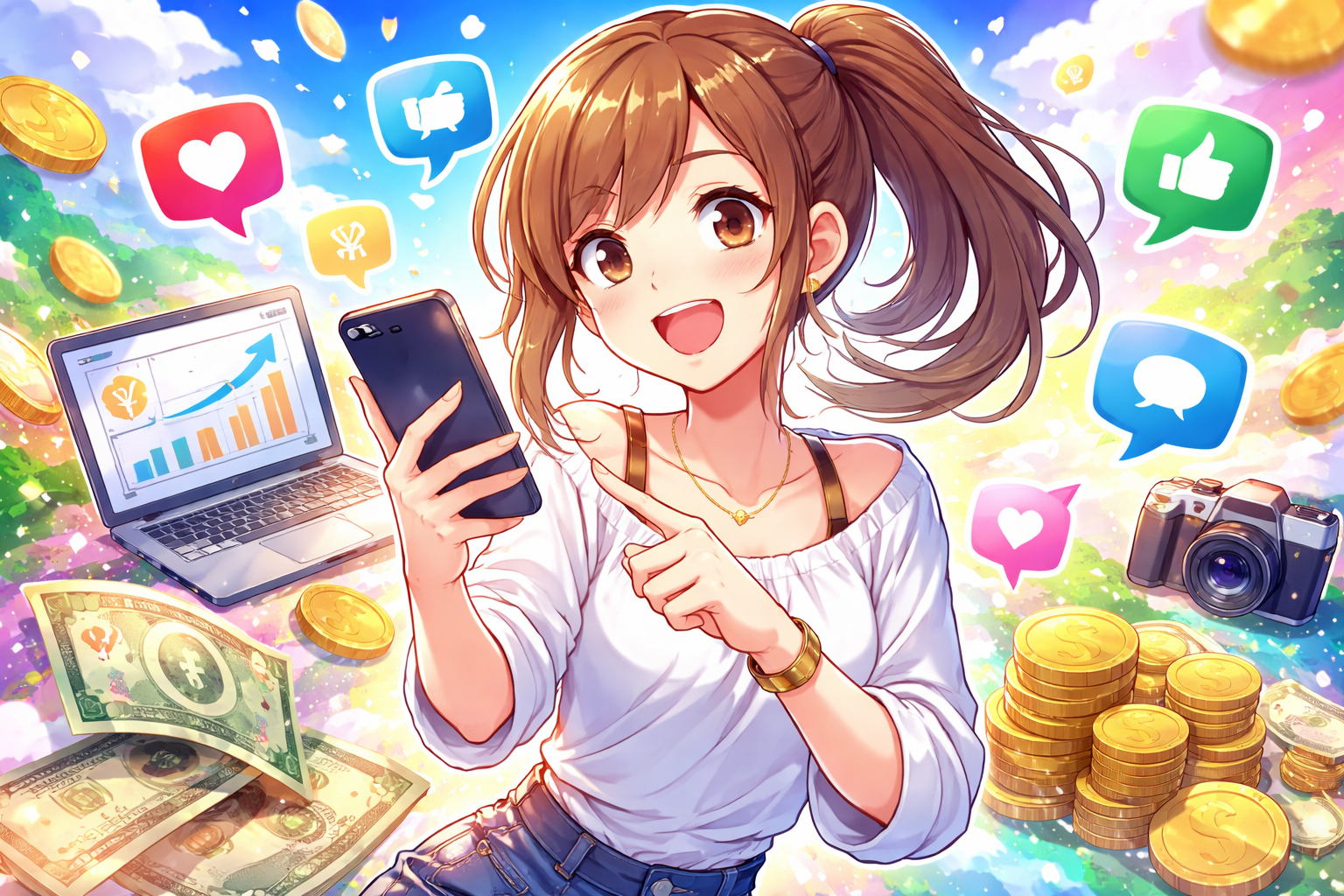 (SNS 副業 稼ぎ方)スマホだけで始めるには?遠回りしないコツは?