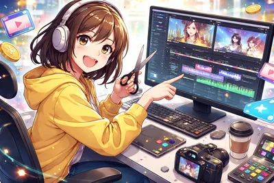 動画編集副業の始め方｜未経験から月5万円を目指す手順と案件獲得のコツを初心者向けに解説