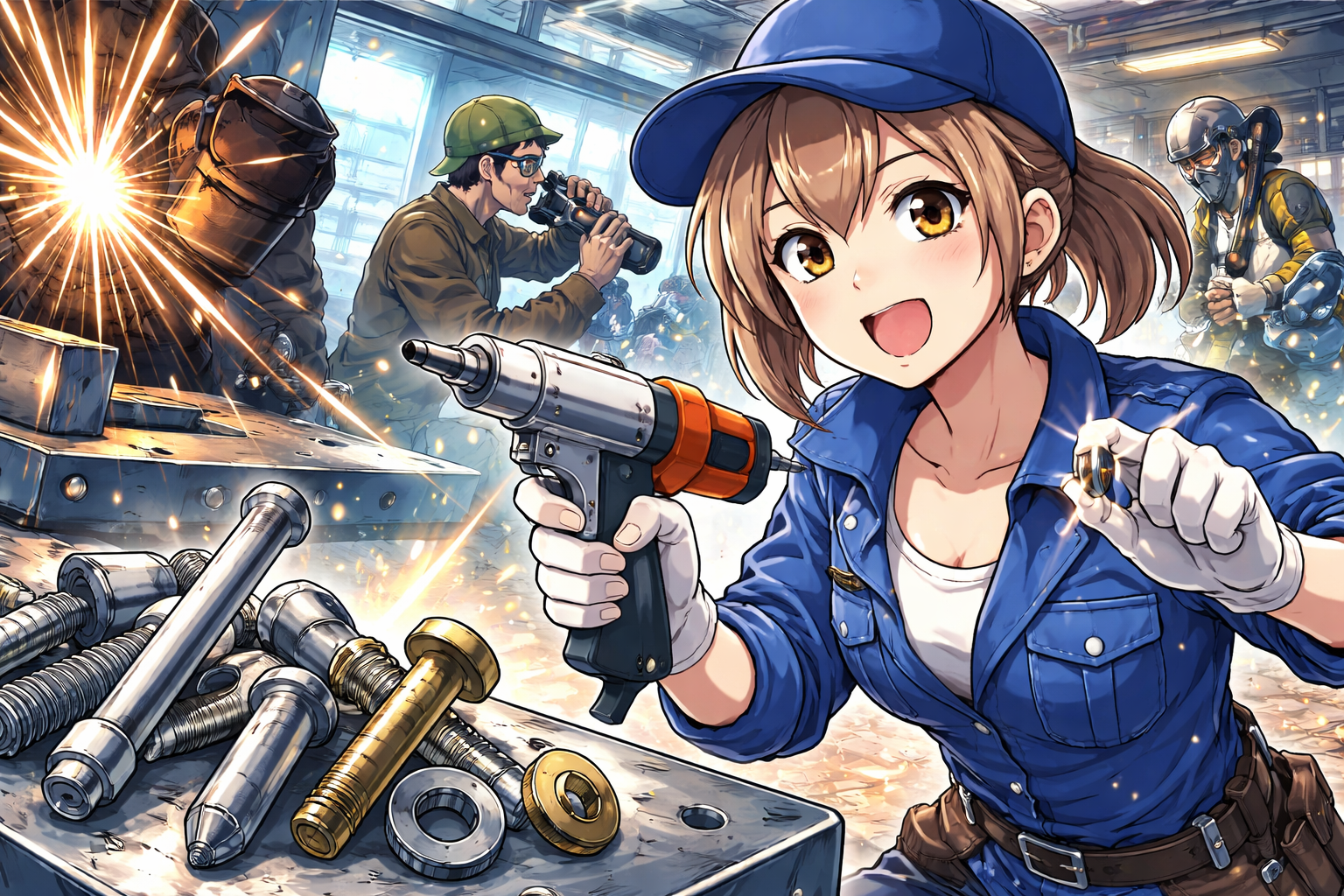 (リベット)って何?ねじ・溶接と何が違うの?