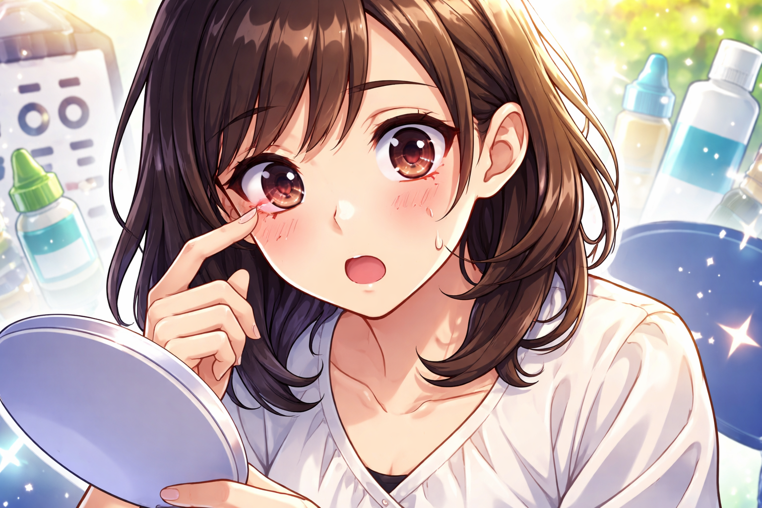 (目の充血 片目だけ)って放置して大丈夫?原因と受診の目安は?