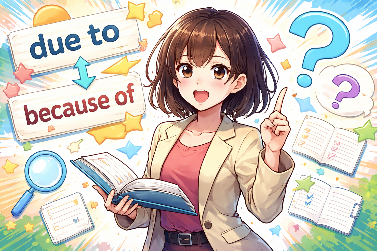 (due to 意味)って結局なに?because ofとの違いもスッキリ解説?