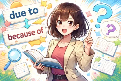due toの意味とは？because ofとの違いと使い方を例文で解説